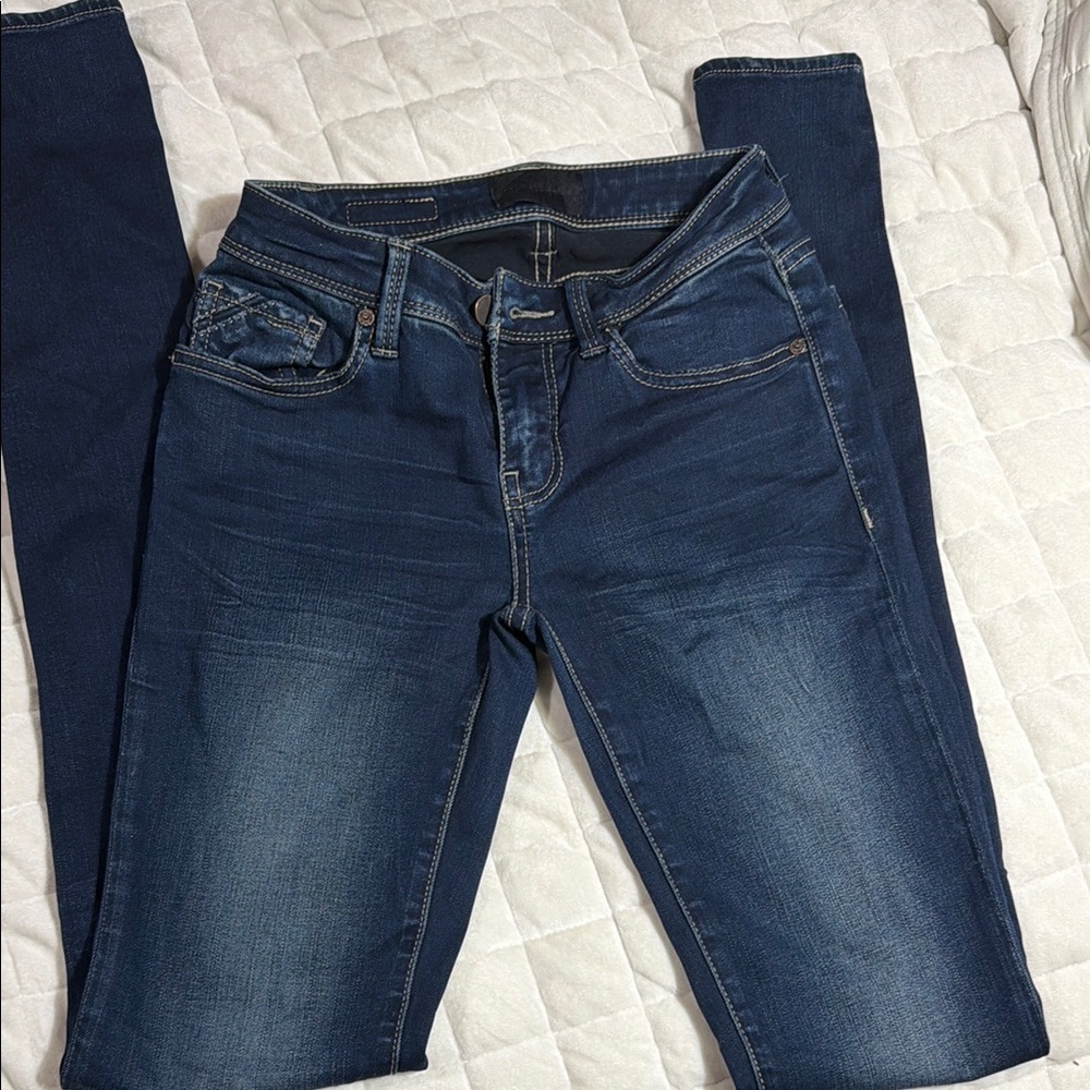 Dark Blue Women's Stretch Skinny Jeans